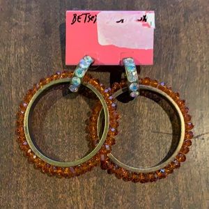 Betsey Johnson Rio hoops
